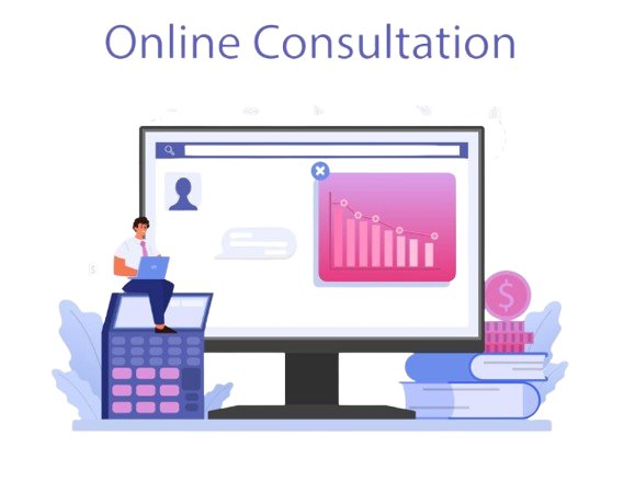 Cloud-based GST billing and accounting software interface for Surat businesses, displaying invoices and tax summaries.