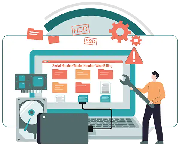 Data recovery, hardware repair, SSD & HDD fixes, IT support services.