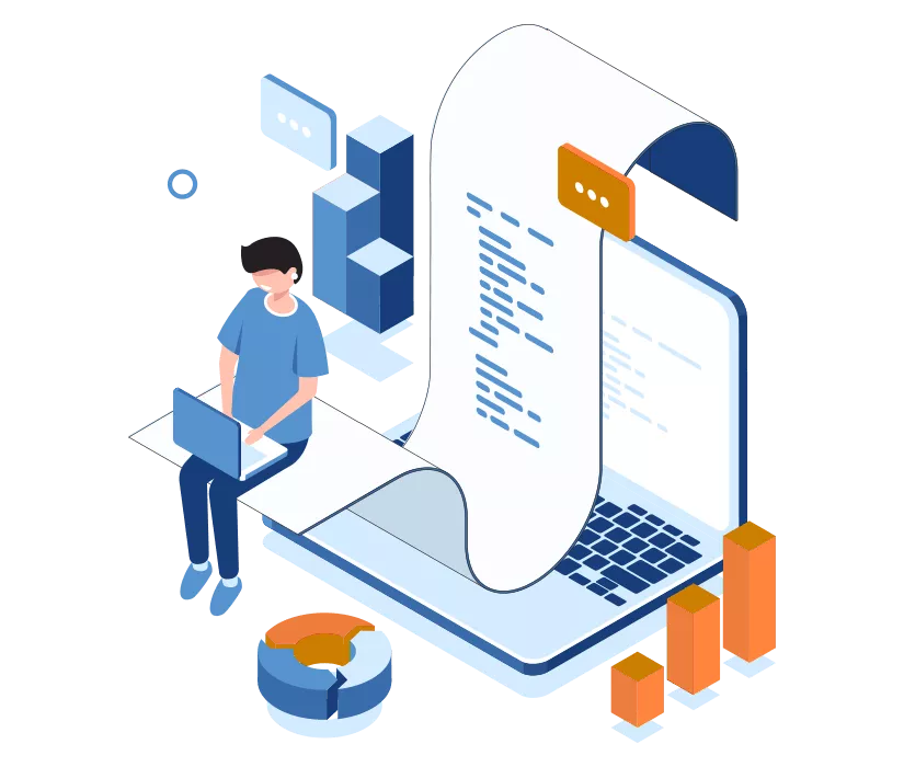 Mobile app showing the invoice
