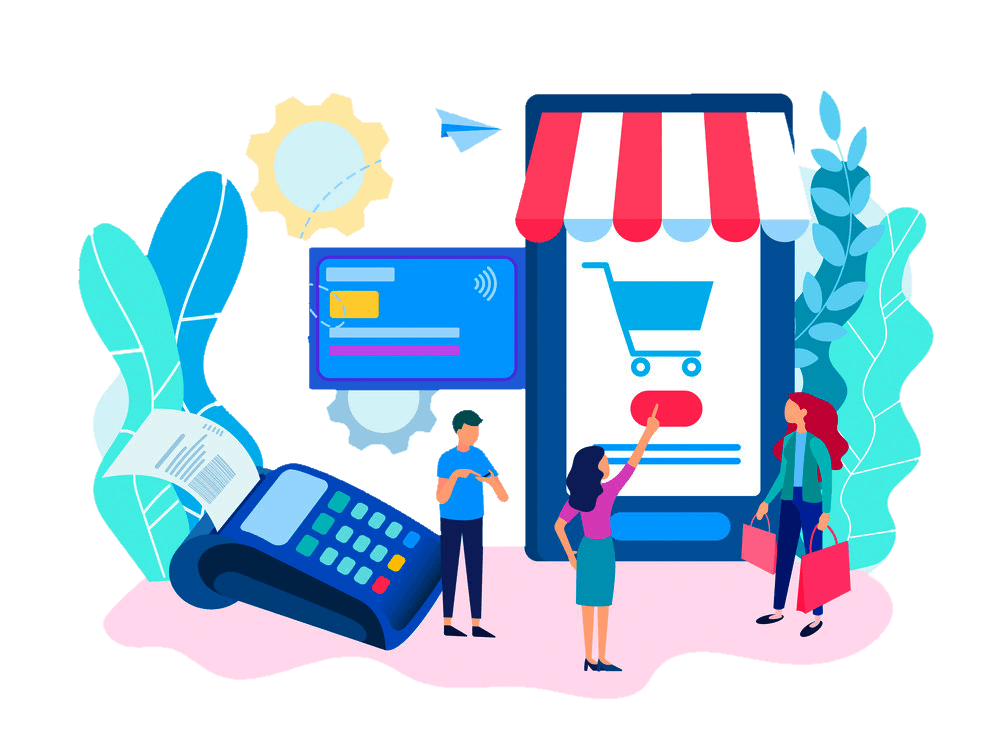 Sonic POS billing software for grocery stores showing checkout and analytics screen