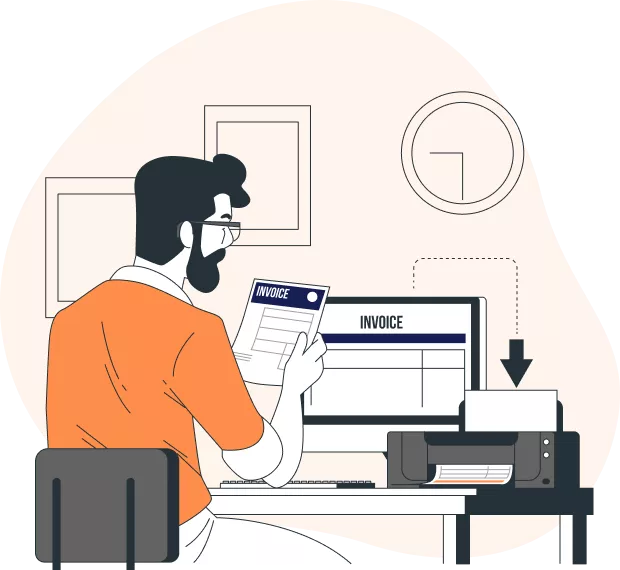 Custom report generated by software
