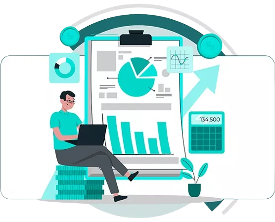 onic GST billing dashboard in Surat showing tax calculations, invoice list, and real-time analytics.