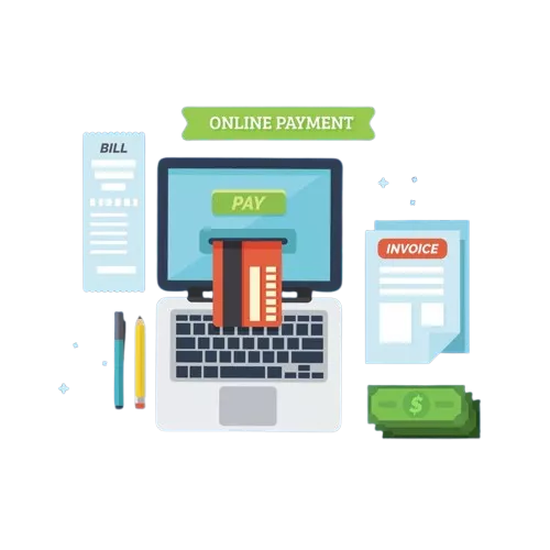 Sale bill showing product details and total amount