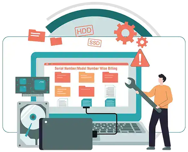 Data recovery, hardware repair, SSD & HDD fixes, IT support services.