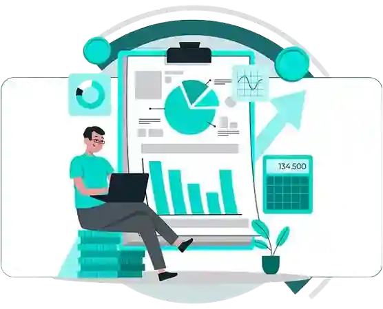 onic GST billing dashboard in Surat showing tax calculations, invoice list, and real-time analytics.